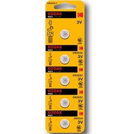 Kodak Pilas Botón Litio CR2032 MAX Blister con 5 Unidades de Larga Duración, Ideal para Mandos y Dispositivos Electrónicos Precio: 5.98999973. SKU: B1GRBWQ93M