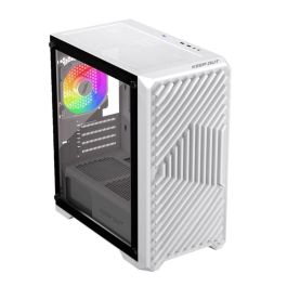 Keep Out XC-220W Glass Caja PC Gaming Blanco, Compatible Micro-ATX, Vidrio Templado ARGB Precio: 57.49999981. SKU: B16VAQJS3N
