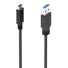 AISENS - CABLE USB 3.1 GEN2 10GBPS 3A, TIPO USB-C/M-A/M, NEGRO, 2.0M