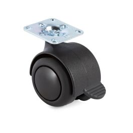 Q&Q Onixa Rueda Giratoria de Goma Ø50mm con Placa y Freno Precio: 3.50000002. SKU: B17CJ5SGE9