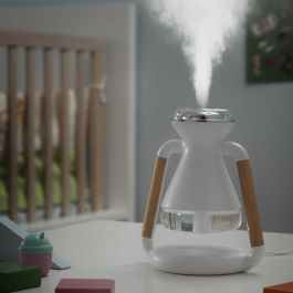 Humidificador Difusor de Aromas y Cargador Inalámbrico 3 en 1 Misvolt InnovaGoods Humidificador Difusor de Aromas y Cargador Inalámbrico 3 en 1 Misvolt InnovaGoods