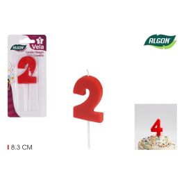Vela Roja N.2 Algon - Decoración y Aromatización (36 Unidades) Precio: 7.79000057. SKU: B1BL4NC7A2