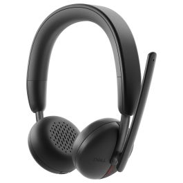 Dell Auriculares Inalámbricos Bluetooth WL3024 con Cancelación de Ruido, Certificados Microsoft Teams/Zoom, 41h Autonomía, Dongle USB-C, para Oficina y Videollamadas - Negro