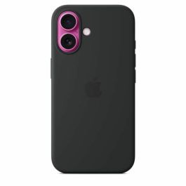 Apple iPhone 16 Funda de silicona con MagSafe Negra