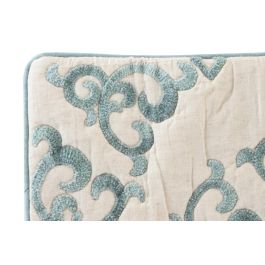 DKD Home Decor Funda Cojin Tradicional Azul 40 x 60 cm
