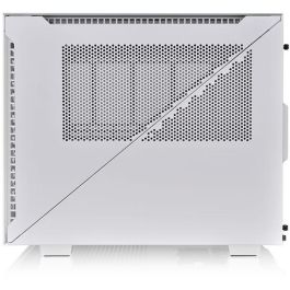 Thermaltake Divider 200 TG Air Snow Micro Torre PC Gaming Blanco con Vidrio Templado e Iluminación RGB
