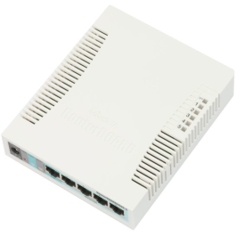 MIKROTIK RB260GS Switch Gigabit Ethernet 5 Puertos RJ-45 con PoE (Power over Ethernet) Blanco Precio: 45.8832. SKU: B16E3VW8D8