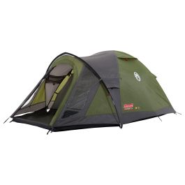 Coleman Darwin 4 Plus Tienda de Campaña Iglú para 4 Personas, 7.8 m², con Vestíbulo, Verde