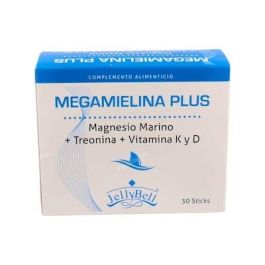 JELLYBELL Megamielina Plus 30 Sticks, Complemento alimenticio para huesos, articulaciones y osteoporosis con Magnesio, L-Treonina, Vitaminas K y D Precio: 23.4999996. SKU: B1EP4SPZLE