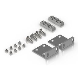 Ubiquiti UACC-Rack-Ear-1U - Kit de Montaje para Rack 1U, Acero Galvanizado Gris, 2 Piezas