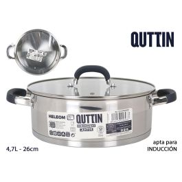 Cacerola de Acero Inoxidable 26 cm 4.7L Quttin (4 Unidades) Precio: 103.4999999. SKU: B17KKSF8J7