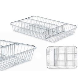 Cubertero Metal 4 Huecos Cromado Kinvara 26X5CM (6 Unidades) Precio: 33.4999995. SKU: B1FLT8D453