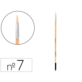 Liderpapel Pincel nº 7 Punta Redonda Cerdas para Óleo y Acrílica Certificado FSC Precio: 17.7749. SKU: B1AEJ8S458