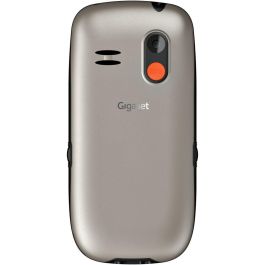 Gigaset GL395 Teléfono Móvil para Personas Mayores Dual SIM, Resistente al Polvo y Salpicaduras, con Botones Grandes, Silver