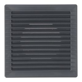 Edm Rejilla ventilación cuadrada empotrable ø 100mm 170x170x11,5mm ABS gris con mosquitera Precio: 2.50000036. SKU: B13PVAYWKG