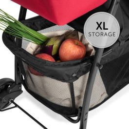 Hauck Cochecito de Caña Sport, Plegable y Reclinable para Viaje, Ligero, Acolchado, con Arnés 5 Puntos, Rojo