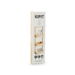 Estantería Kipit B6729A Natural Bambú 26 x 70 x 17 cm (6 Unidades)