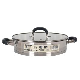 Cacerola Baja Acero Inoxidable 26 cm 3.1L Quttin (4 Unidades) Cacerola Baja Acero Inoxidable 26 cm 3.1L Quttin (4 Unidades)