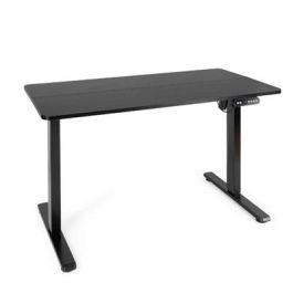 Tooq TQESSD22-BK Mesa Eléctrica Elevable Origami Negra 1200x600x730-1180mm para Oficina o Gaming con Panel Digital