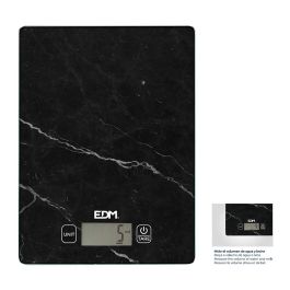 Edm Báscula Electrónica de Cocina Digital 5kg, Pantalla LCD, Medición de Volumen, Modelo 3