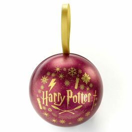 THE CARAT SHOP Colgante Gryffindor y Bola de Navidad Harry Potter - Aleación de cinc, Collar 40cm, Bola 8.5cm