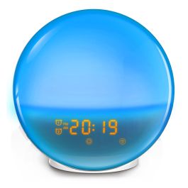 Muvit Lampara Io RGB - Despertador Inteligente con Luz Ambiente, Control por App, Compatible con Google Home, Alexa y Siri Muvit Lampara Io RGB - Despertador Inteligente con Luz Ambiente, Control por App, Compatible con Google Home, Alexa y Siri