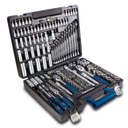 Scheppach TB217 SCH4046664120155 - Juego de Herramientas 217 Piezas - Acero Cromo-Vanadio y Acero para Herramientas Scheppach TB217 SCH4046664120155 - Juego de Herramientas 217 Piezas - Acero Cromo-Vanadio y Acero para Herramientas