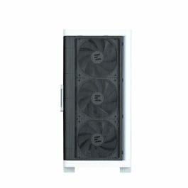 Zalman M4 WHITE Carcasa Mini Tower PC Negro/Blanco, Compatible Micro-ATX/Mini-ITX con Ventana Lateral y Panel Vidrio Templado