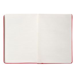 Cuaderno Con Gomilla Antartik Notes Tapa Dura A5 Hojas Rayas Rojo 100 Hojas 80 gr Fsc