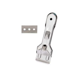 Kinvara Rascador de Vitrocerámica con 2 Recambios, 4.5x13.5x1 cm, Metal, Plata (48 Unidades)