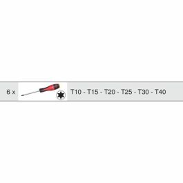 KS TOOLS 713.5013 - Módulo Destornilladores Torx Ultimate - 6 Piezas - Para Carros y Bancos de Trabajo