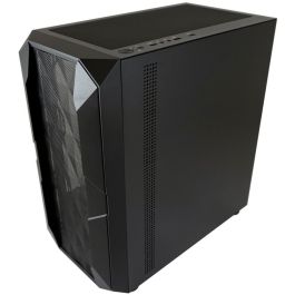 LC-Power 712MB Gaming Micro Torre PC Negra, Micro ATX/Mini-ITX, Ventana Lateral, Plástico y Vidrio Templado