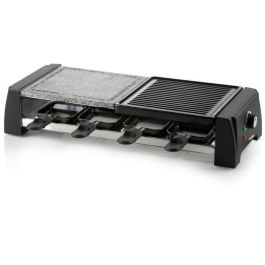 Domo DO9190G Raclette 8 Personas 1200W, Termostato Ajustable, Parrilla Antiadherente y Piedra Natural, Incluye 8 Espátulas, Negro Domo DO9190G Raclette 8 Personas 1200W, Termostato Ajustable, Parrilla Antiadherente y Piedra Natural, Incluye 8 Espátulas, Negro