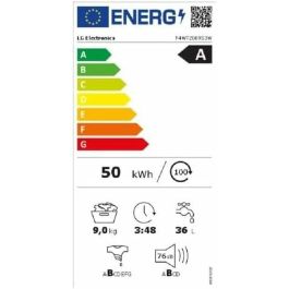 Lavadora LG F4WT2009S3W 1400 rpm 9 kg 60 cm