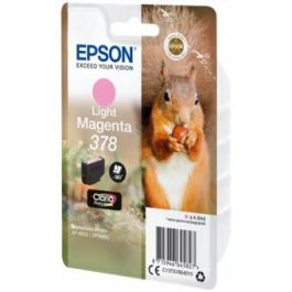 Epson Cartucho de Tinta Singlepack C13T37864010 Light Magenta 378 Claria Photo HD Ink para Impresoras como XP-8500
