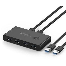 Ugreen Hub Switch USB 3.2 Gen 1 de 4 puertos, Conmutador USB Tipo-A con velocidad de transferencia de 5000 Mbit/s, Negro Precio: 45.59000006. SKU: B1AV4M5PFC