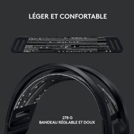 Logitech G733 Auricular Gaming Inalámbrico con Microfono, LIGHTSYNC RGB, Blue VO!CE, DTS Headphone:X 2.0, para PC/Mac