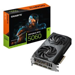 GIGABYTE GV-N5060WF2OC-8GD Tarjeta Gráfica NVIDIA GeForce RTX 5060 WINDFORCE OC 8GB GDDR7 PCI-E 5.0, 2512 MHz, Dual Fan