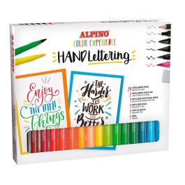 Alpino AR000701 Set Lettering Color Experience Rotuladores Pincel y Caligrafía con Lápiz y Goma para Iniciación Precio: 18.49999976. SKU: S8400324