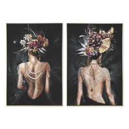 Lienzo Home ESPRIT Poliestireno Lienzo 80 x 3,5 x 120 cm