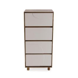 Cómoda Eames 4 Cajones Versa 34x99x45 cm Madera MDF Cómoda Eames 4 Cajones Versa 34x99x45 cm Madera MDF