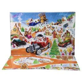Hot Wheels JCB47 - Calendario de Adviento 2025 - 10 vehículos y 24 accesorios - Juguete para niños