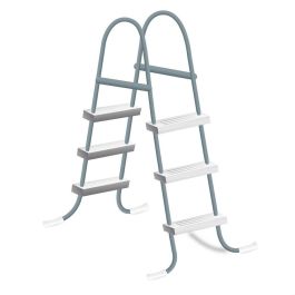 Intex Piscina Desmontable Rectangular Prism Frame con Depuradora y Escalera 300x175x80cm, 3539L, +6 años