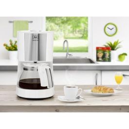 MELITTA 1017-03 Disfruta de la cafetera Top Glass Blanco / Acero cepillado 1017-03 MELITTA 1017-03 Disfruta de la cafetera Top Glass Blanco / Acero cepillado 1017-03