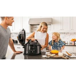 Ninja OP300EU Olla Eléctrica Multifunción 7 en 1 Foodi, 6L, Olla a Presión y Freidora de Aire