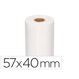 Q-connect Rollo de Papel Térmico para Sumadoras y Cajas Registradoras 57x40x11 mm 58 gr Sin Bisfenol A Precio: 11.3377. SKU: B13B4SN9RC