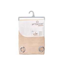 Cortina Visillo Beige 140X260 Cm Giftdecor (6 Unidades) Cortina Visillo Beige 140X260 Cm Giftdecor (6 Unidades)
