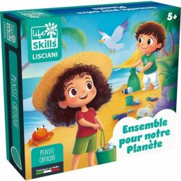 Lisciani Giochi LIS8008324110148 - Juego de Mesa Juntos por el Planeta - Habilidades para la Vida - Tablero Ilustrado