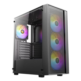 Antec AX65 ARGB Midi Tower Negro, Caja PC Gaming Precio: 49.89000005. SKU: B13D6PANAA