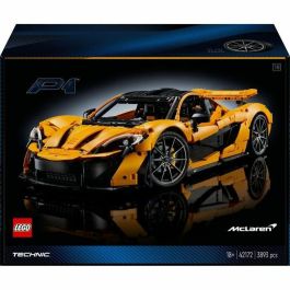Lego 42172 McLaren P1 - Kit de Modelo de Hiperdeportivo para Adultos Entusiastas de Vehículos